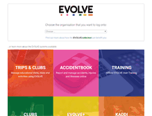 Tablet Screenshot of evolve.edufocus.co.uk
